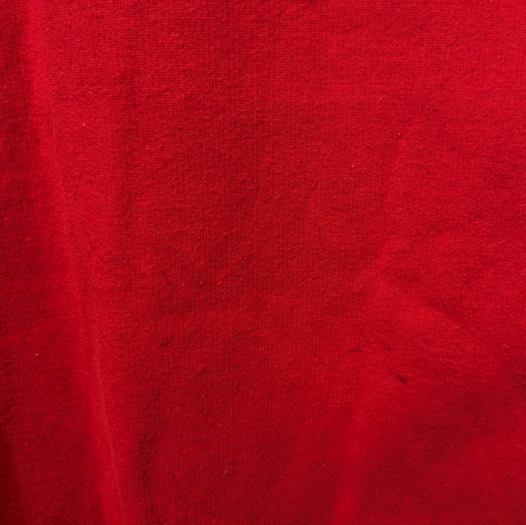 Women's FILA giant bright red logo sweatshirt.  Size large. - Picture 8 of 9